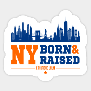 New York Born and Raised Sticker